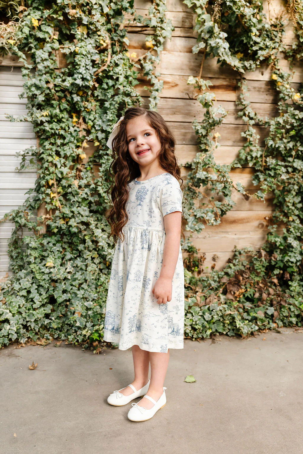 The Empty Tomb Short Sleeve Twirl Dress Cotton - Image 4