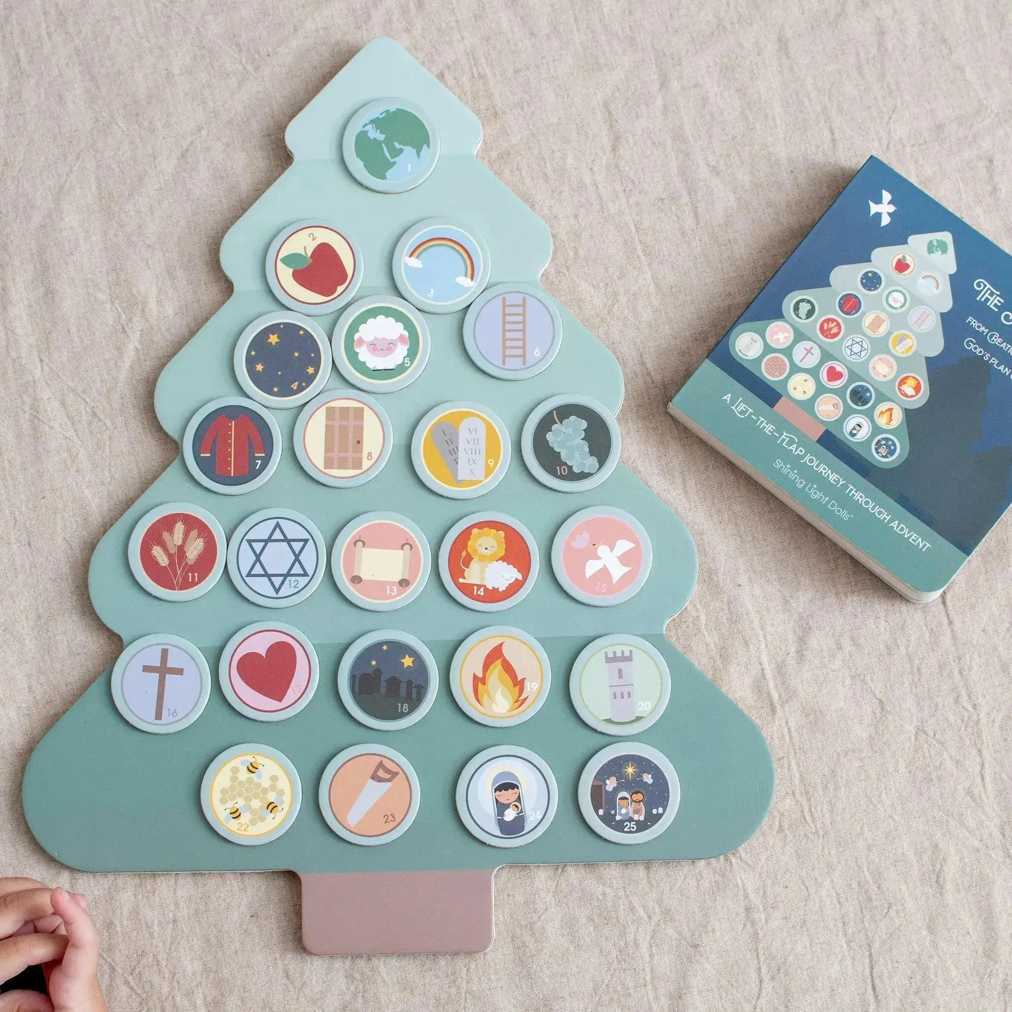The Jesse Tree: From Creation to Christmas: God's Plan of Salvation: A Lift-The-Flap Journey Through Advent - Image 4