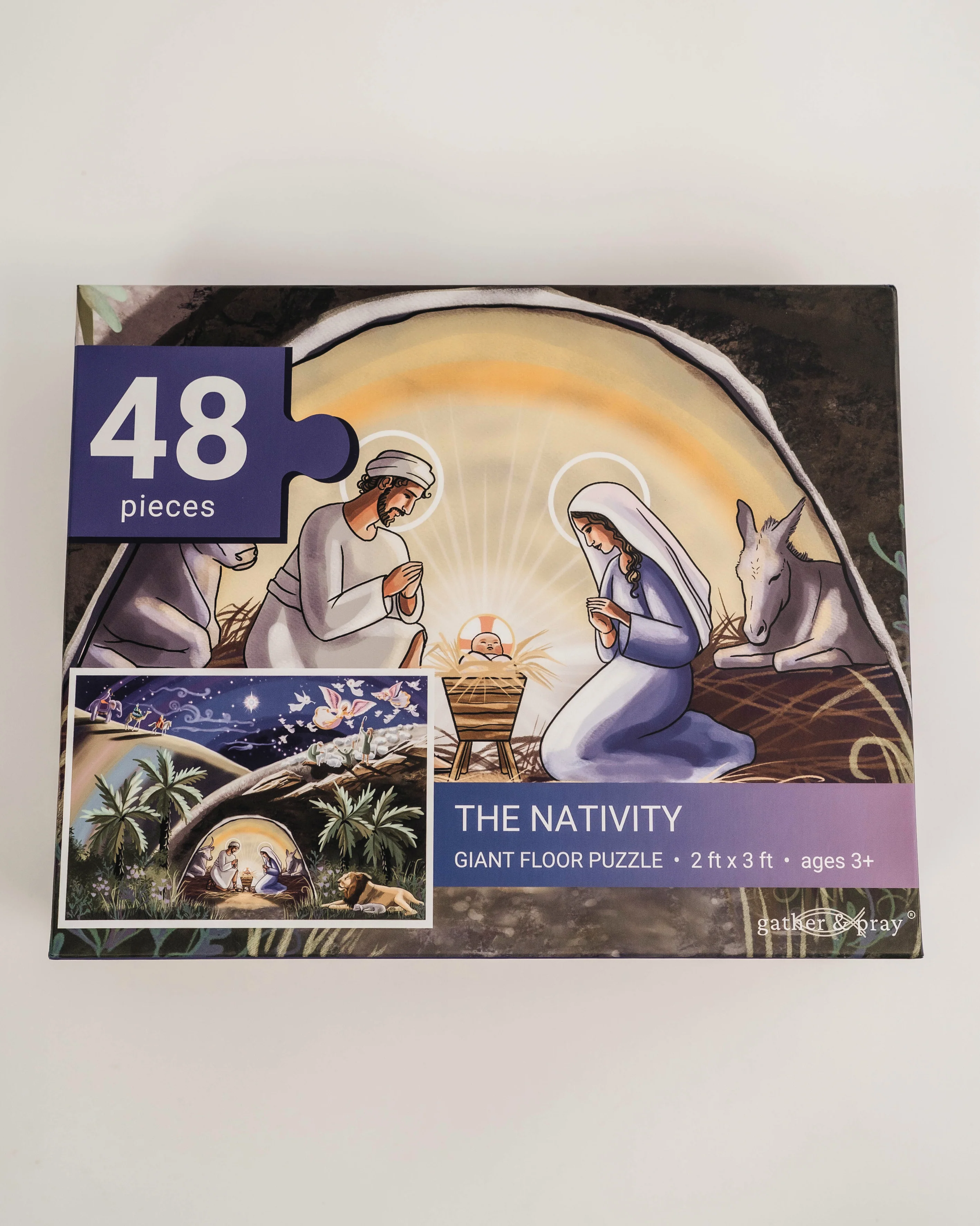 The Nativity Floor Puzzle - 48 Pieces - Image 3