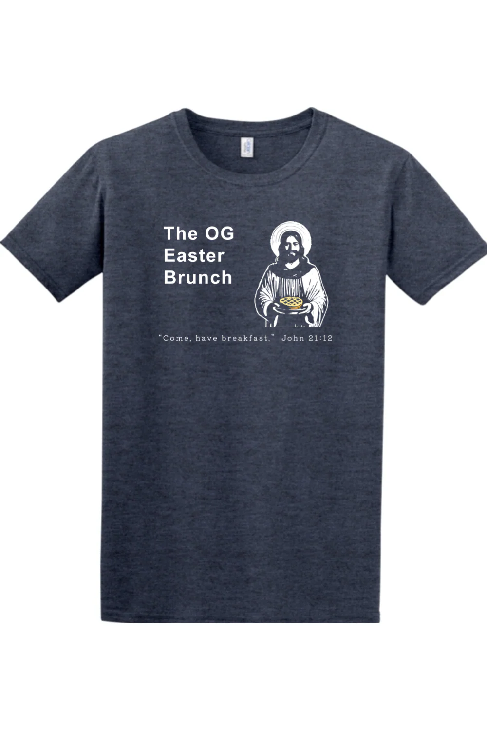 The OG Easter Brunch - John 21:12 Adult T-Shirt - Image 6