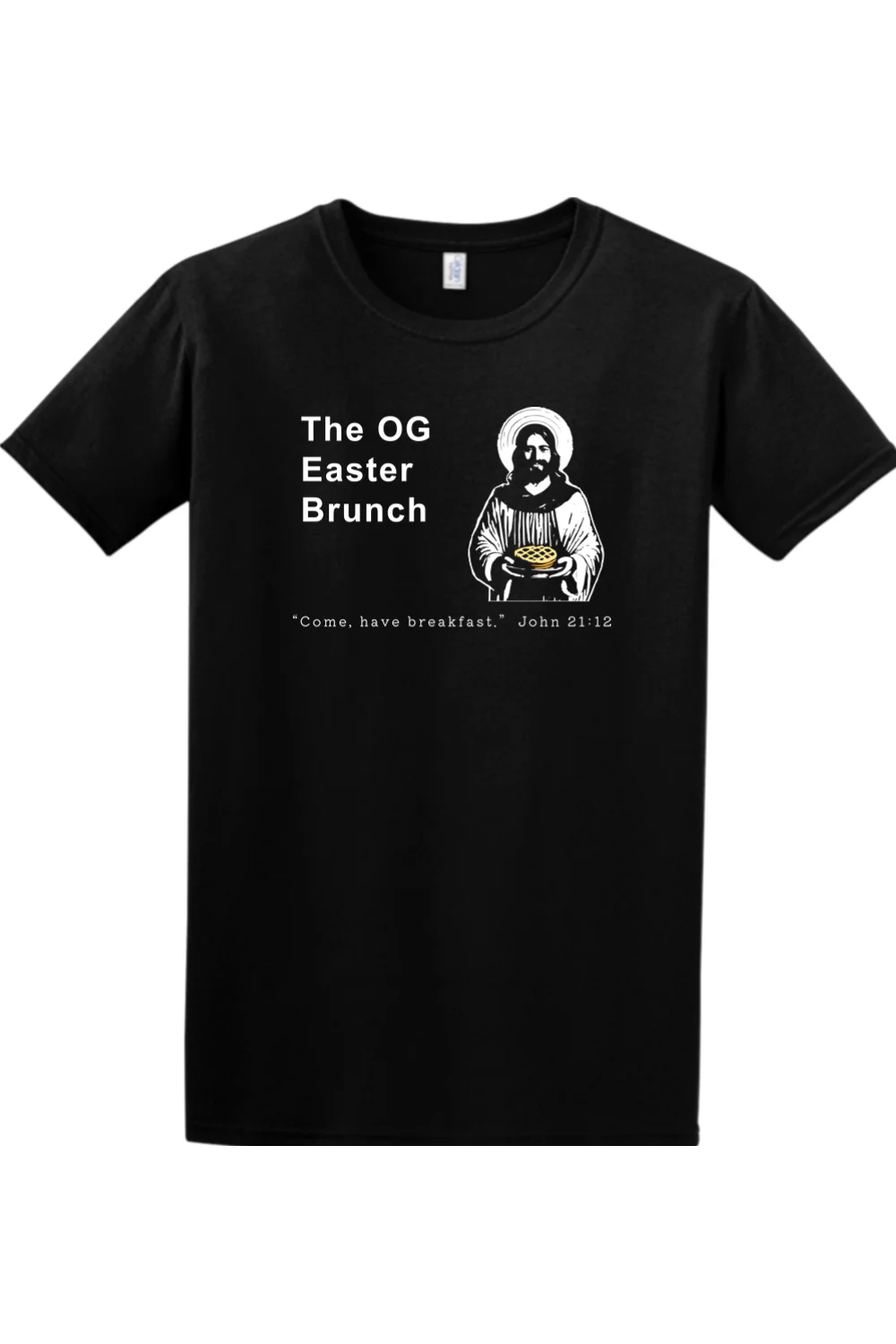 The OG Easter Brunch - John 21:12 Adult T-Shirt - Image 7