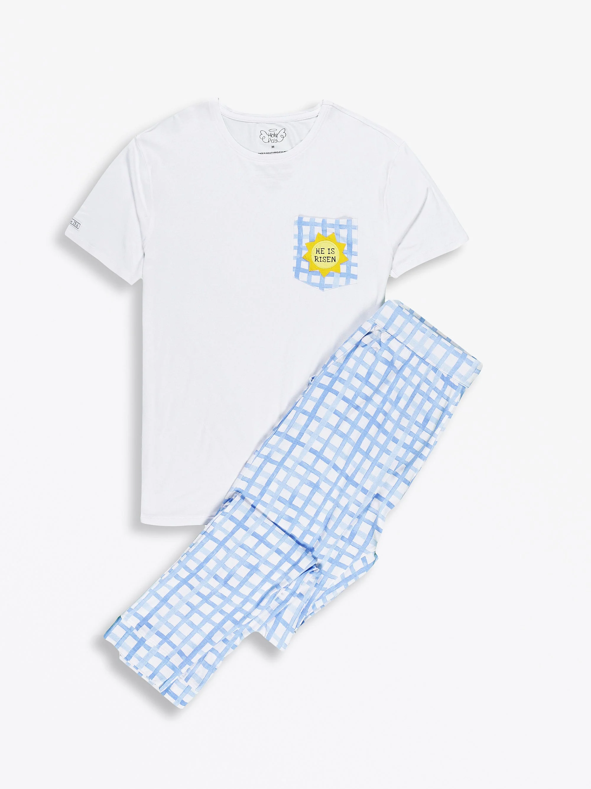 The Risen Son Mens PJ Set Bamboo - Image 2