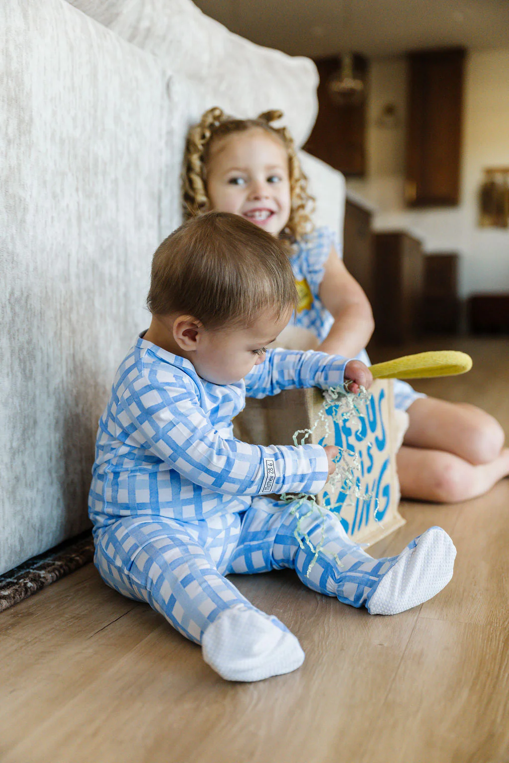 The Risen Son PJ Footed Onesie Bamboo - Image 7