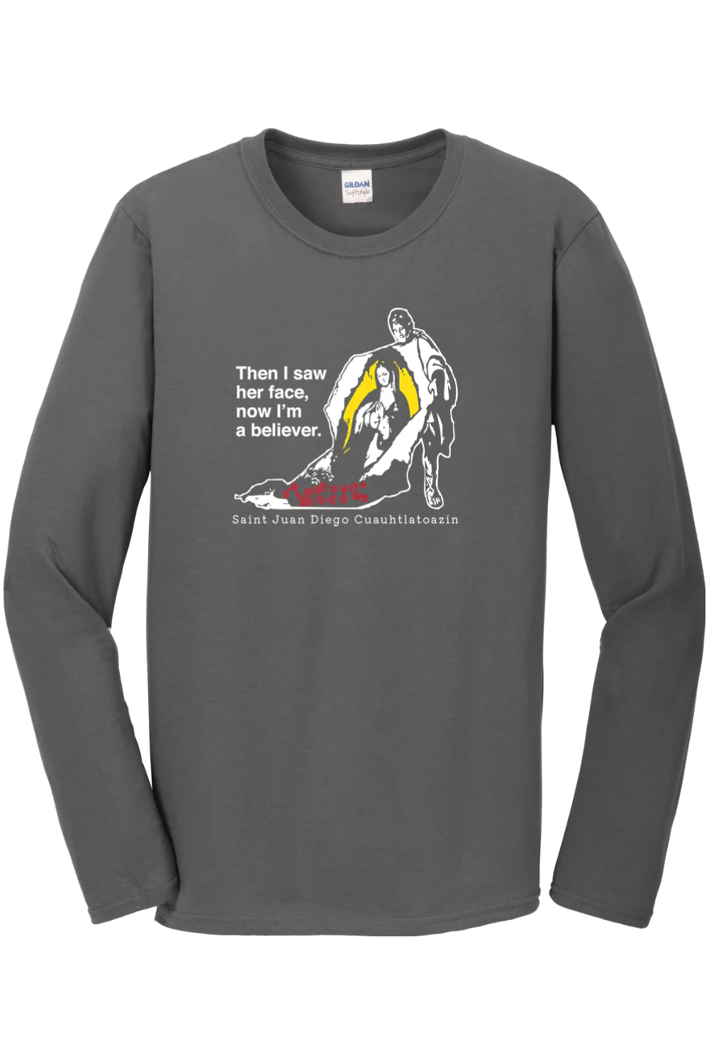 Then I Saw Her Face - St Juan Diego Long Sleeve - Image 4
