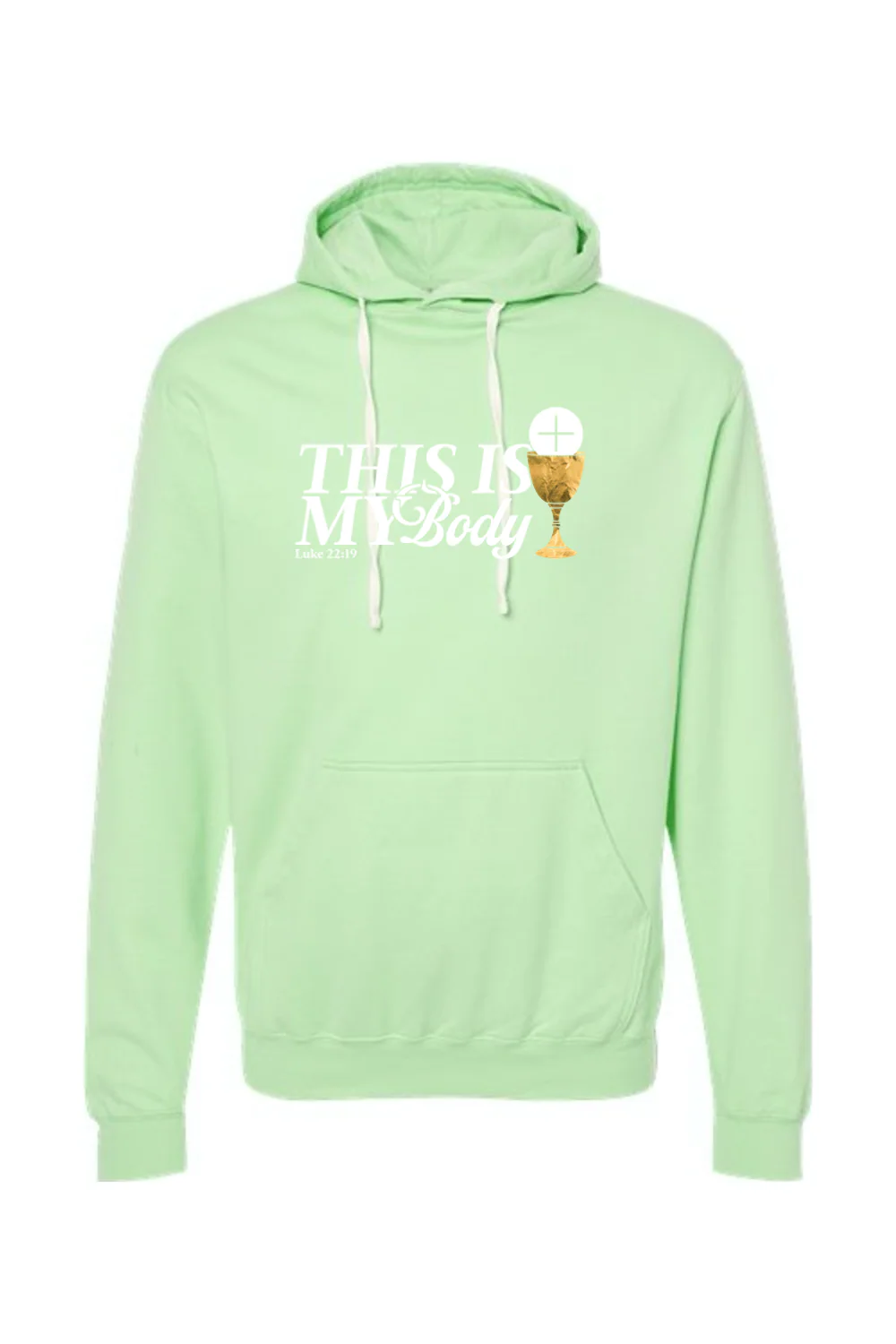 This is My Body, Chalice - Luke 22:19 Hoodie Sweatshirt - Image 10