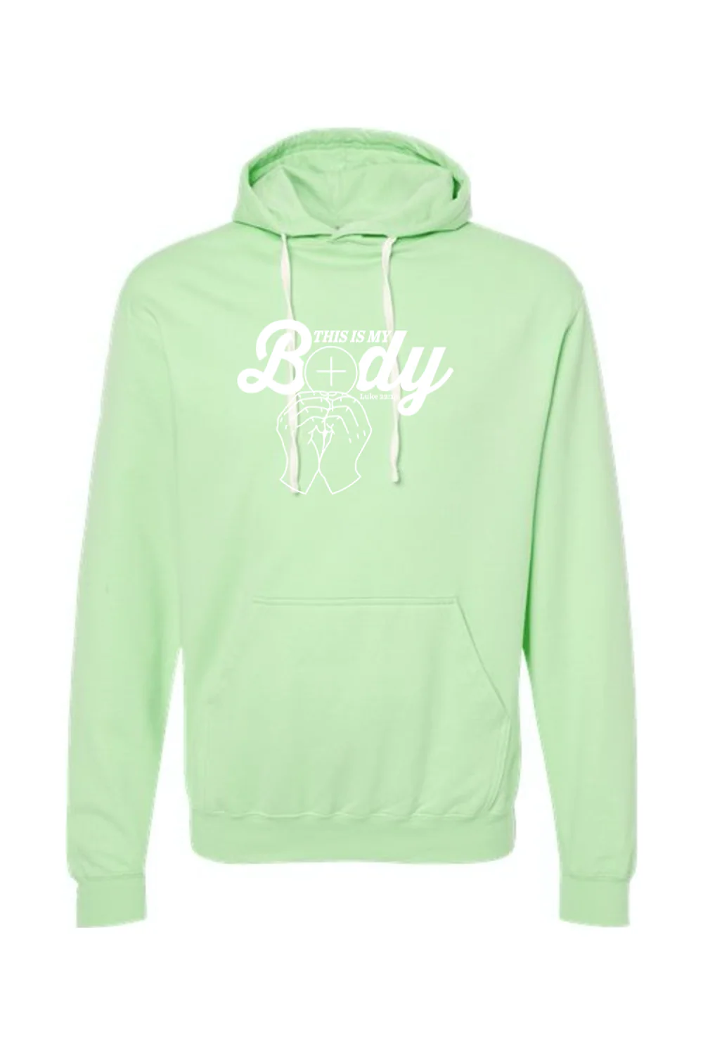 This is My Body, Consecration - Luke 22:19 Hoodie Sweatshirt - Image 10