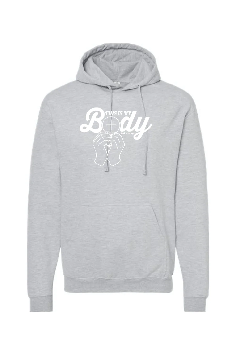 This is My Body, Consecration - Luke 22:19 Hoodie Sweatshirt - Image 7
