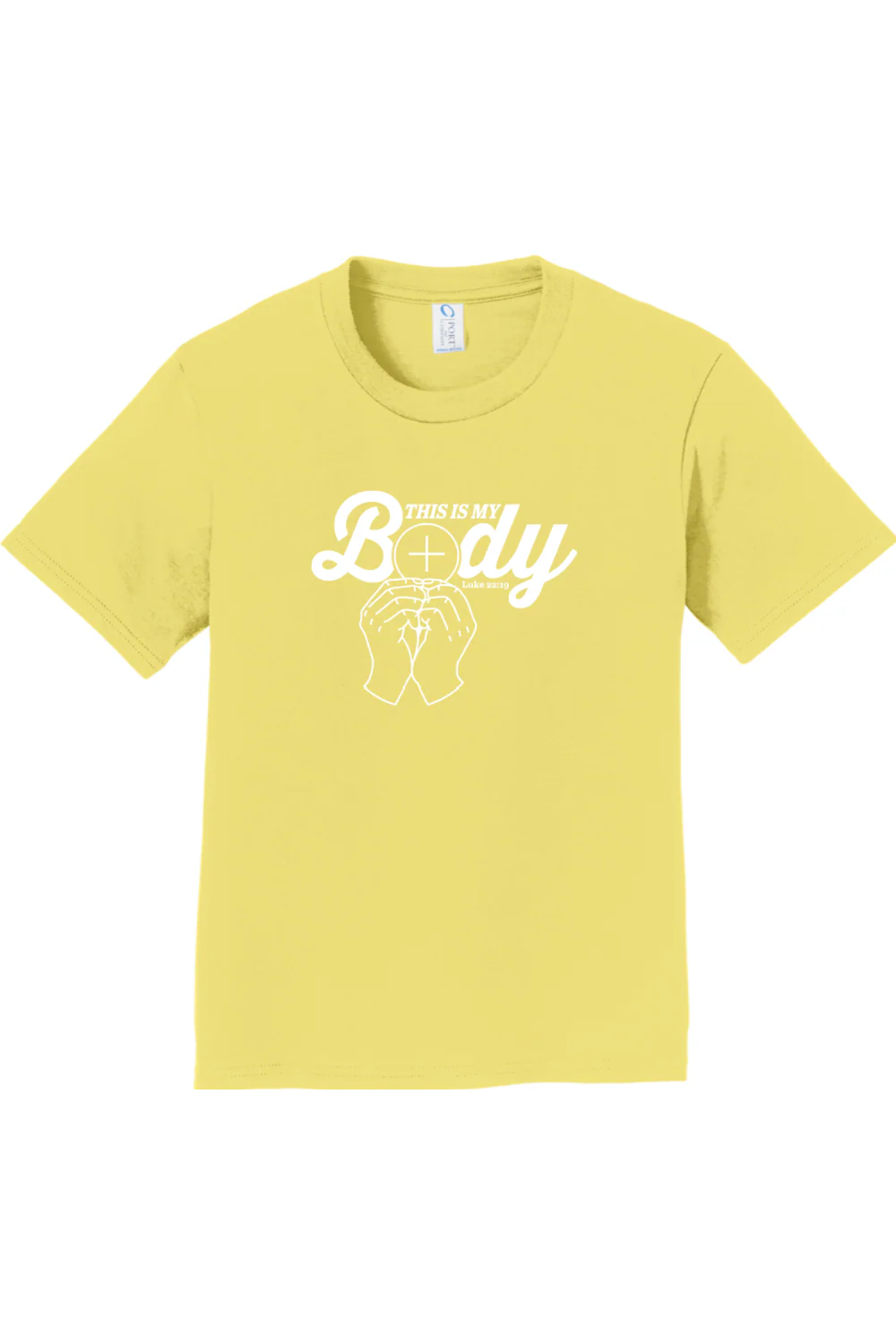 This is My Body Consecration - Luke 2219  - Youth T-Shirt - Image 2
