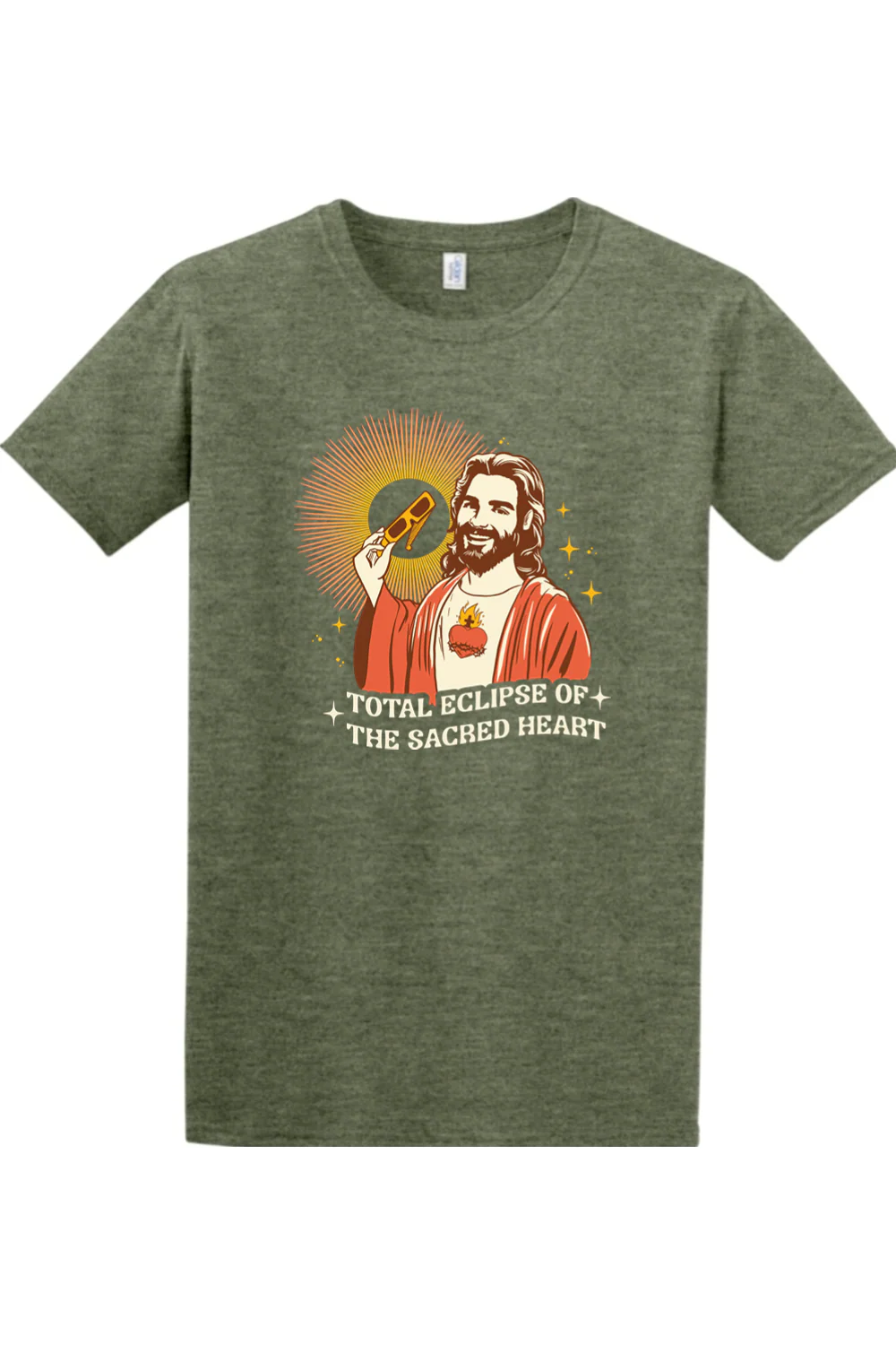 Total Eclipse of the Sacred Heart Adult T-Shirt - Image 3