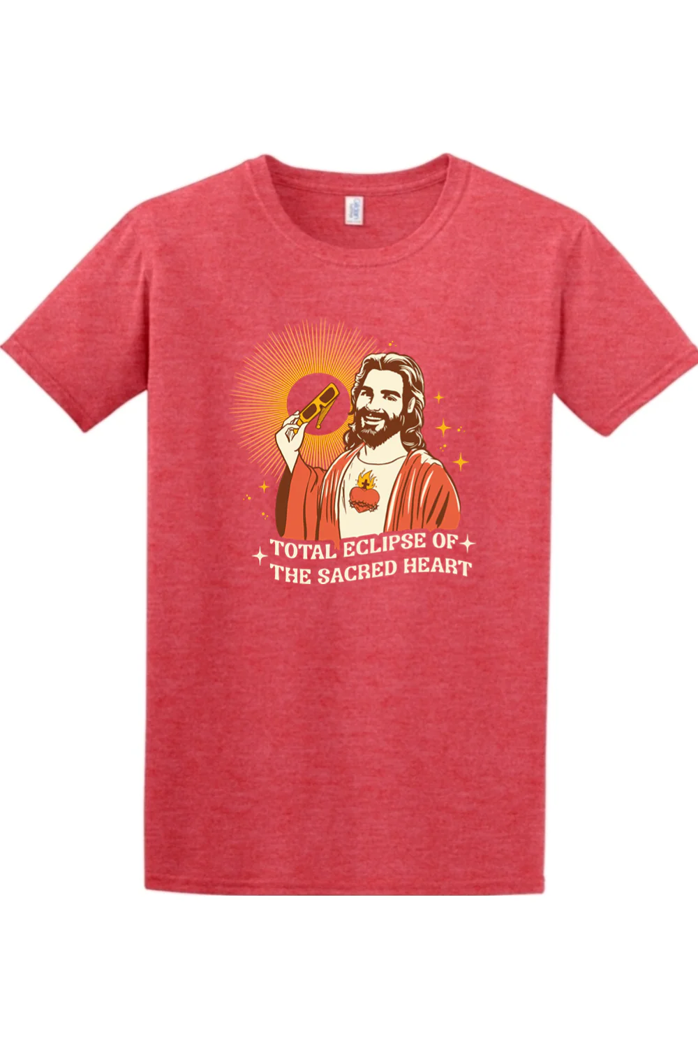 Total Eclipse of the Sacred Heart Adult T-Shirt - Image 5