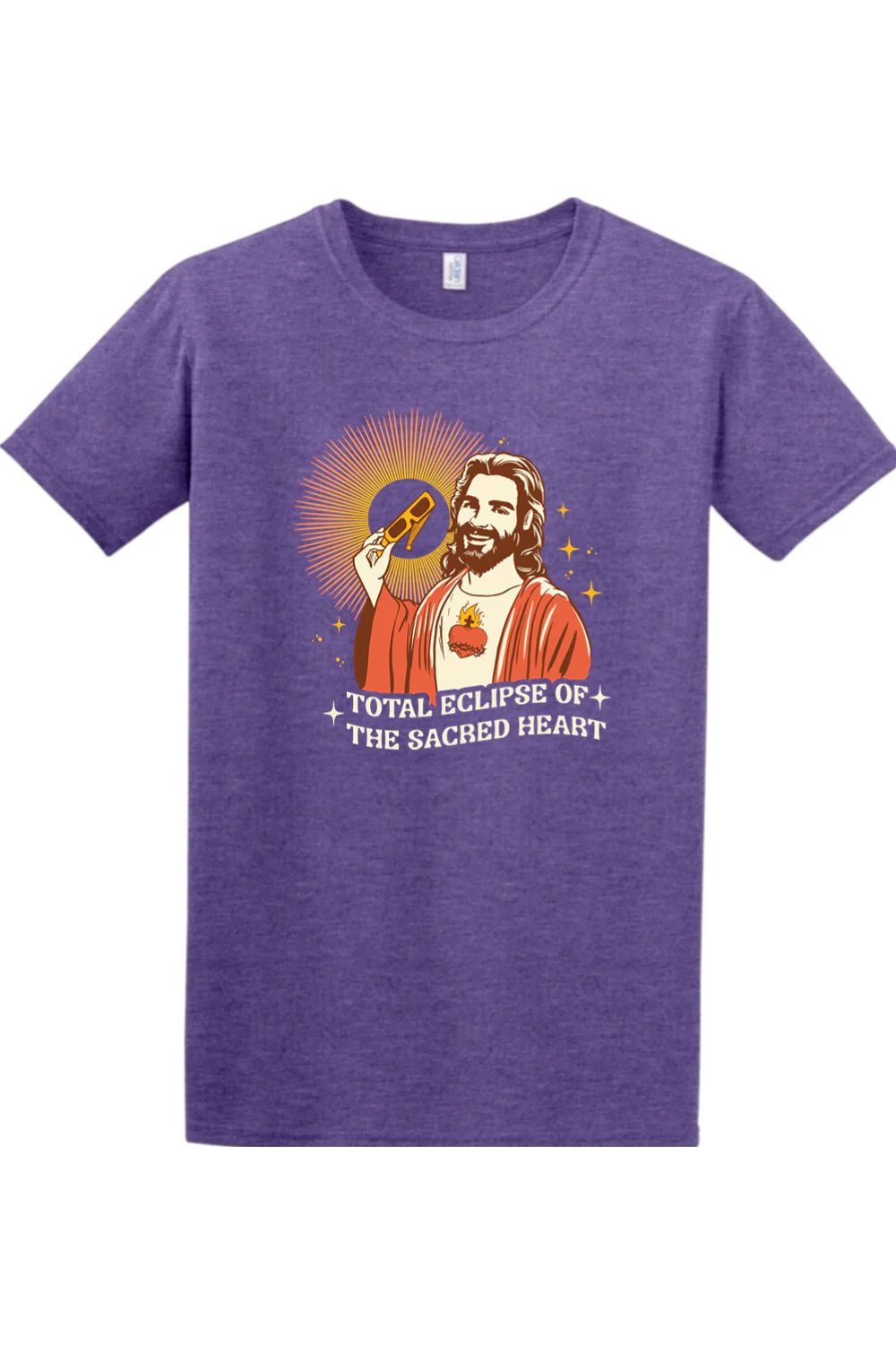 Total Eclipse of the Sacred Heart Adult T-Shirt - Image 6