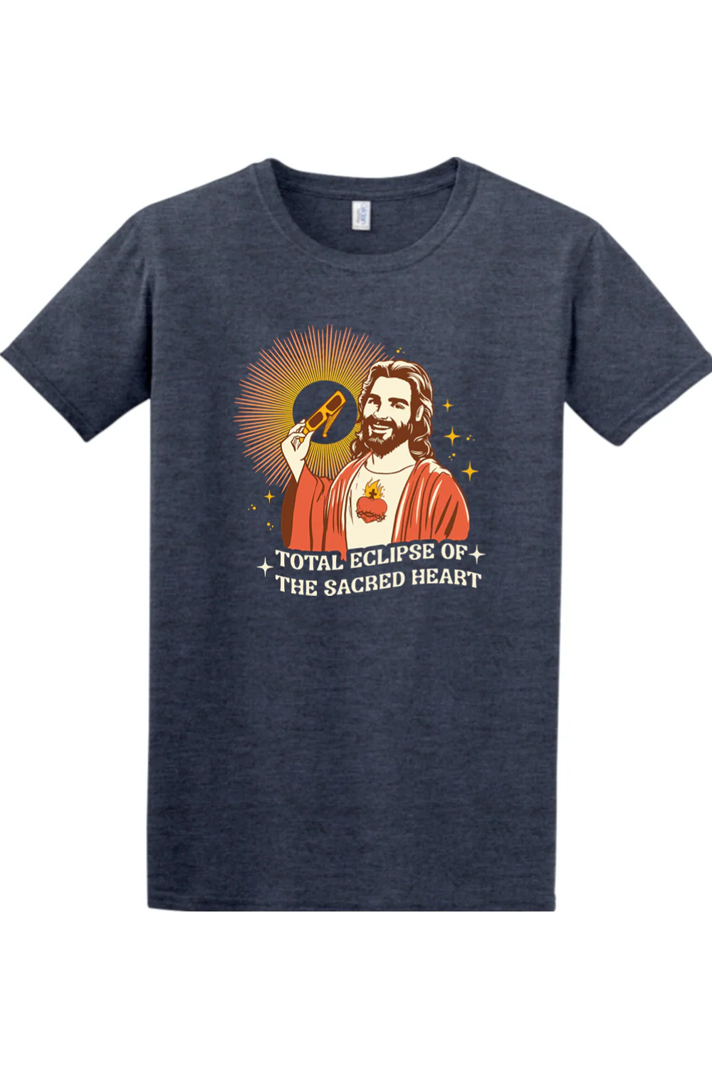 Total Eclipse of the Sacred Heart Adult T-Shirt - Image 7