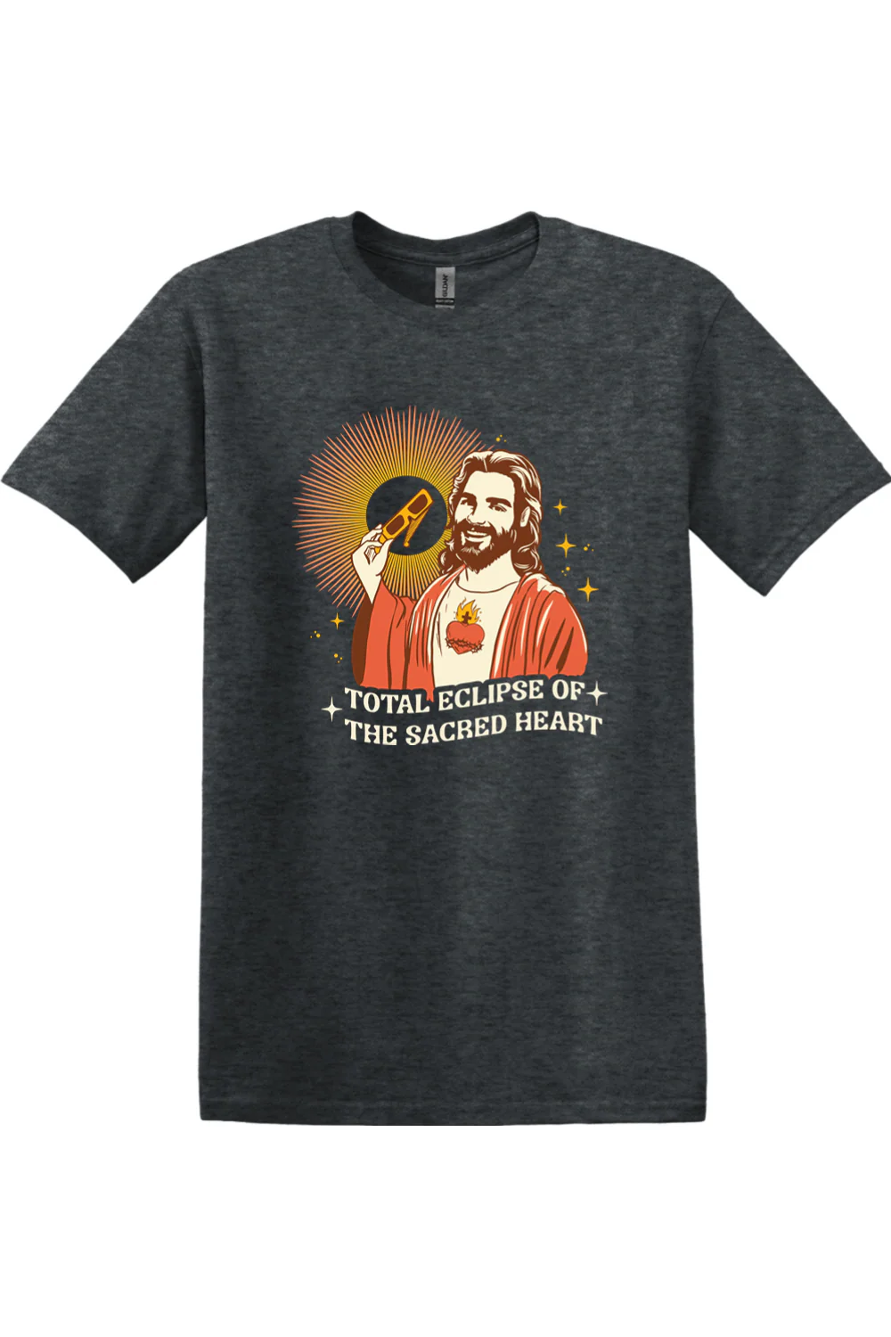 Total Eclipse of the Sacred Heart Adult T-Shirt - Image 9