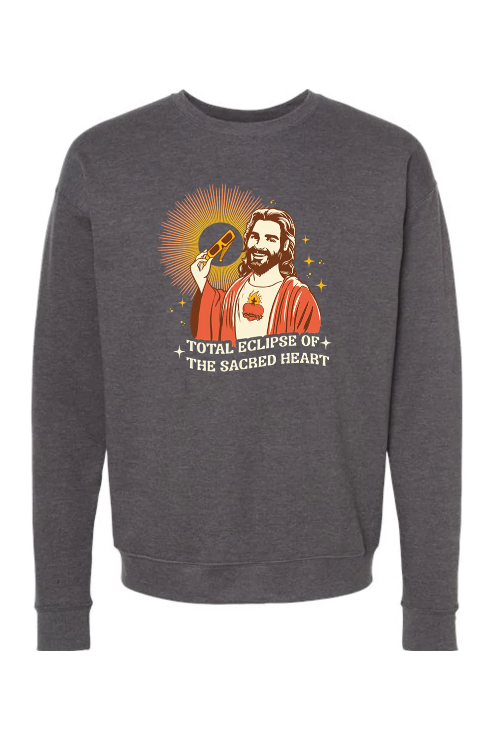 Total Eclipse of the Sacred Heart - Crewneck Sweatshirt - Image 4
