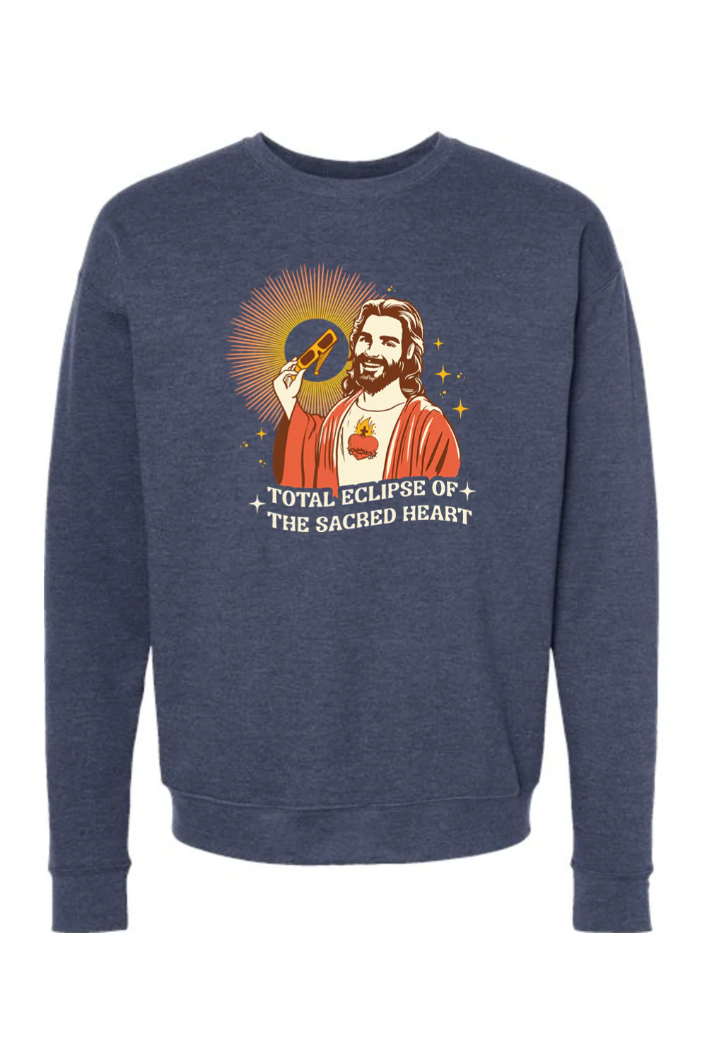 Total Eclipse of the Sacred Heart - Crewneck Sweatshirt - Image 5