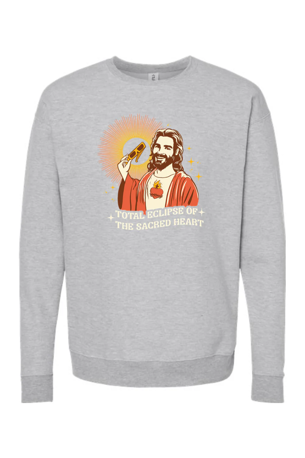 Total Eclipse of the Sacred Heart - Crewneck Sweatshirt - Image 6