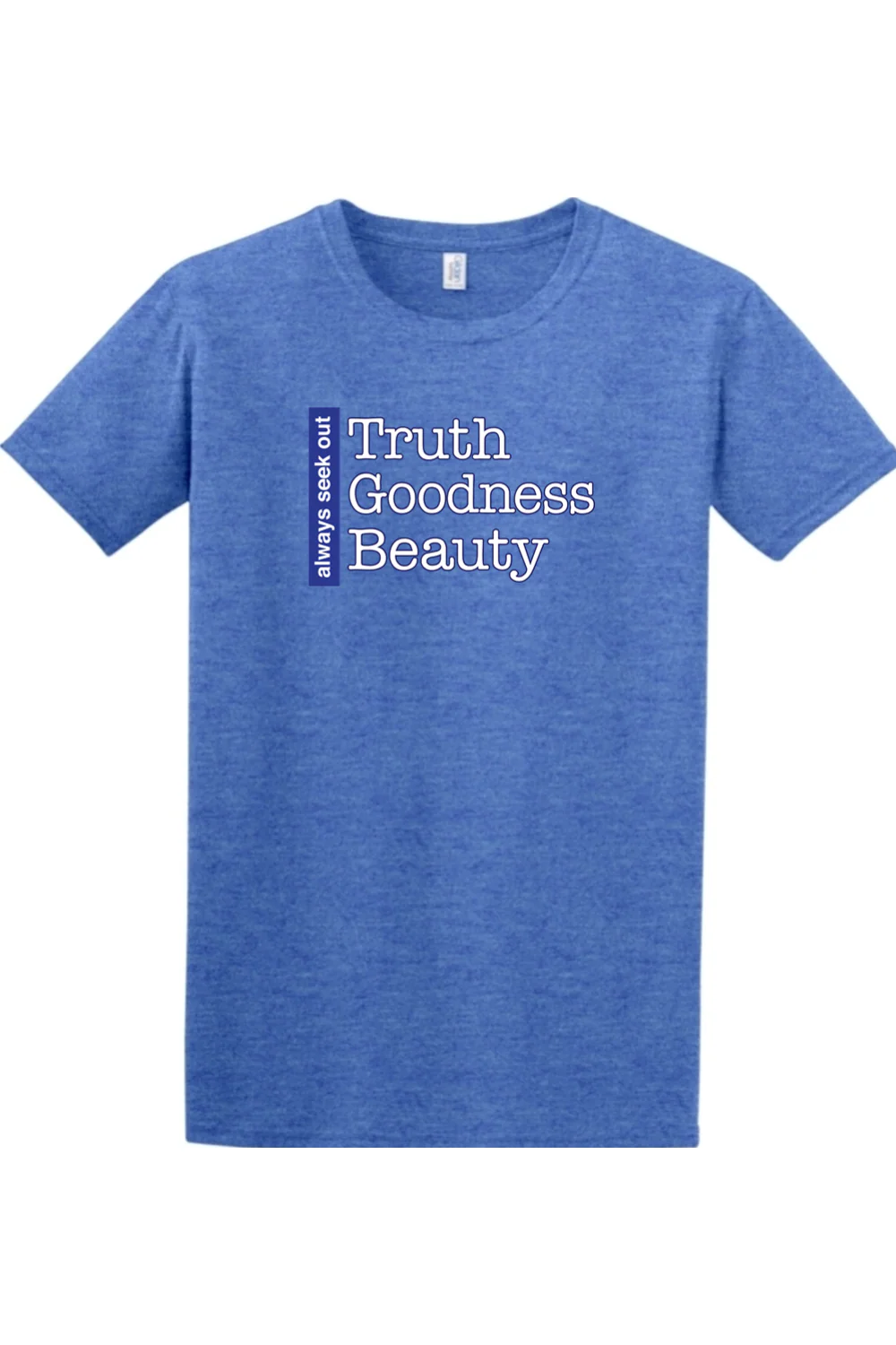 Truth Goodness Beauty - Transcendentals Adult T-Shirt - Image 4