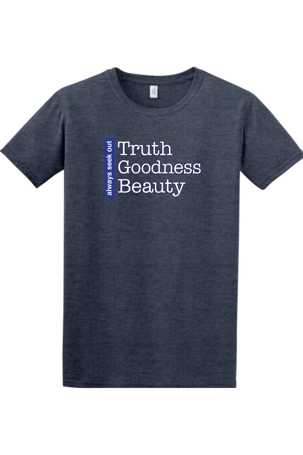 Truth Goodness Beauty - Transcendentals Adult T-Shirt - Image 7