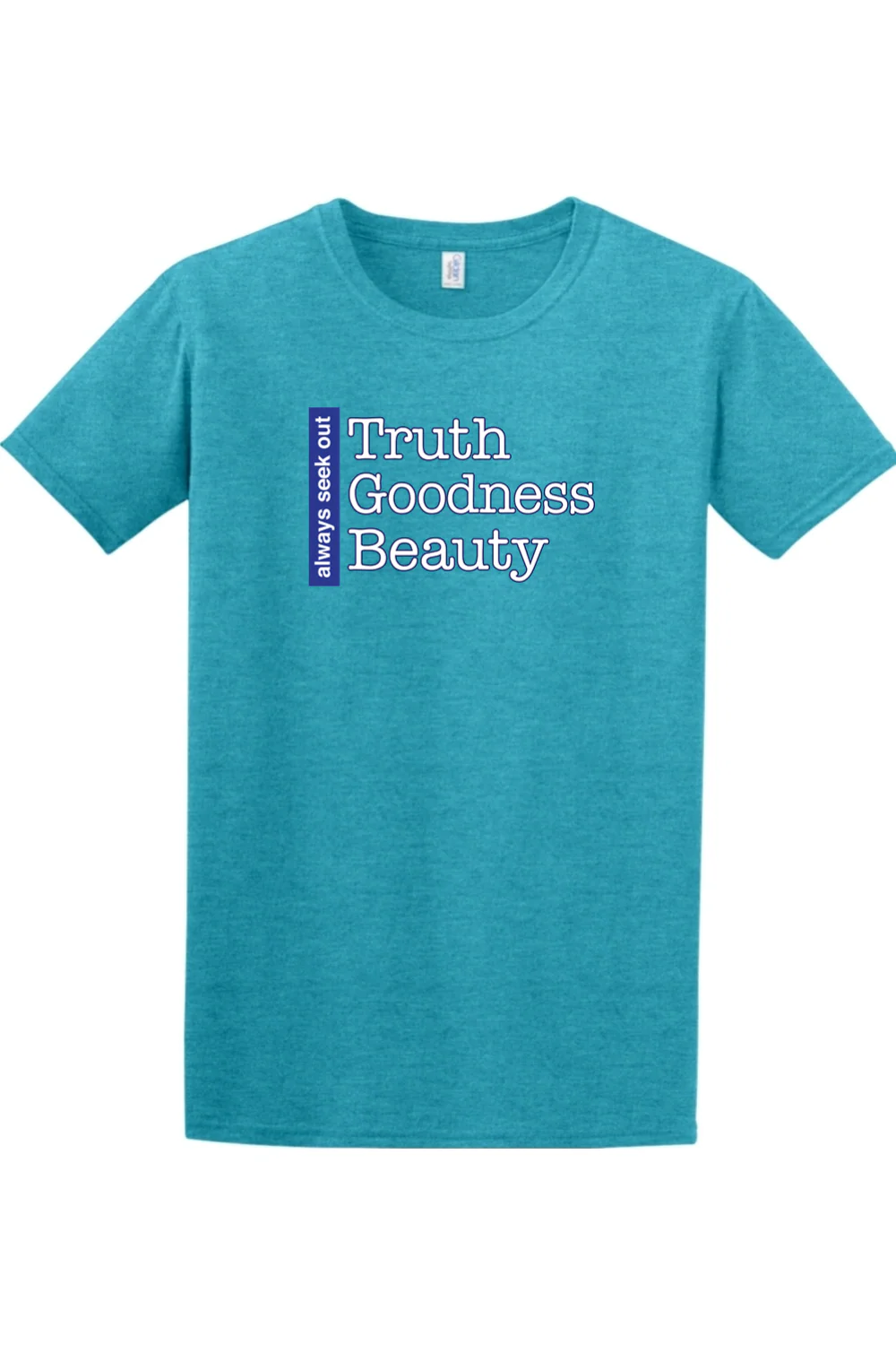 Truth Goodness Beauty - Transcendentals Adult T-Shirt - Image 9