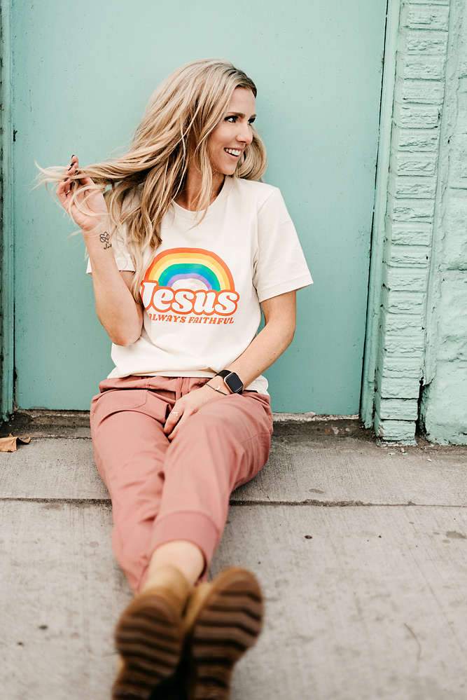 Vintage Rainbow Tee - Image 3