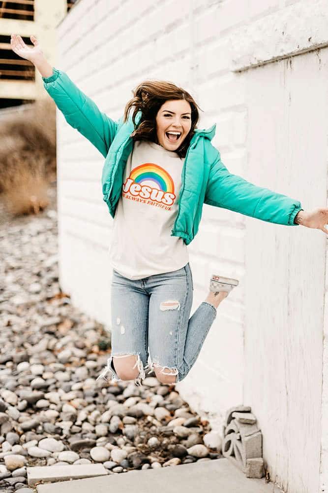 Vintage Rainbow Tee - Image 4