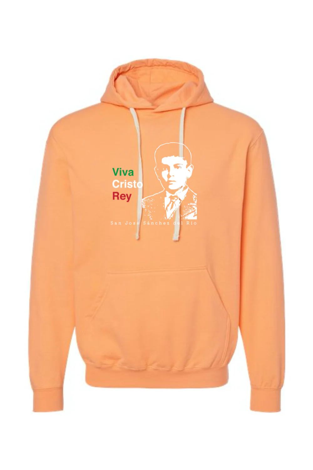 Viva Cristo Rey - St. Jose Sanchez del Rio Hoodie Sweatshirt - Image 2