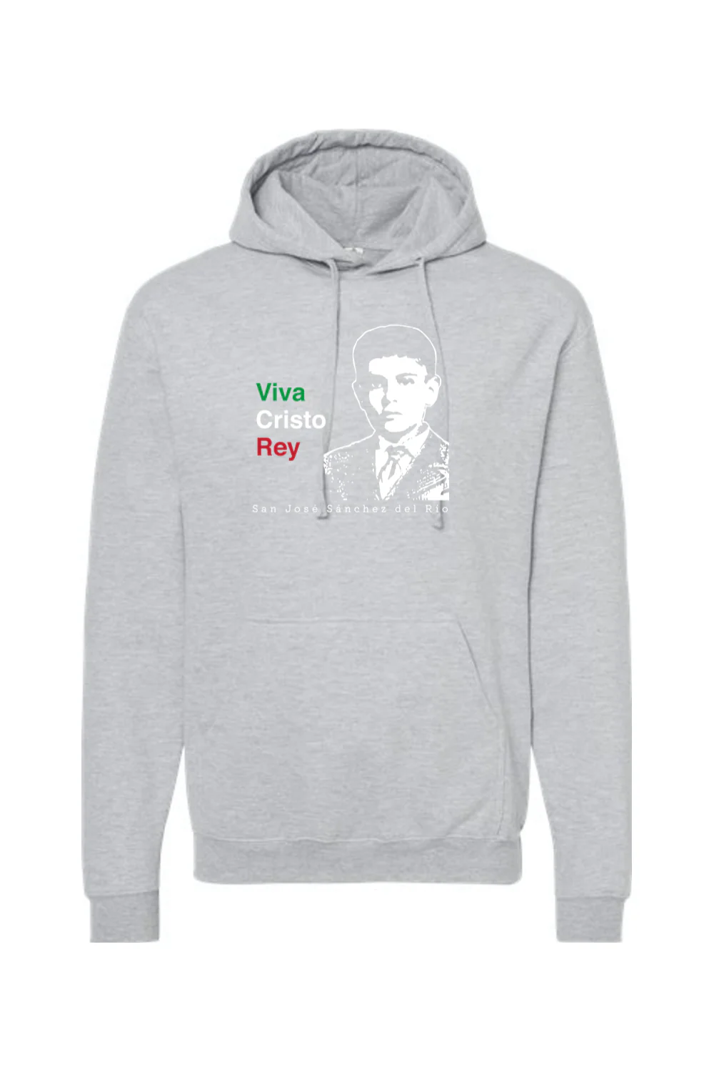 Viva Cristo Rey - St. Jose Sanchez del Rio Hoodie Sweatshirt - Image 7