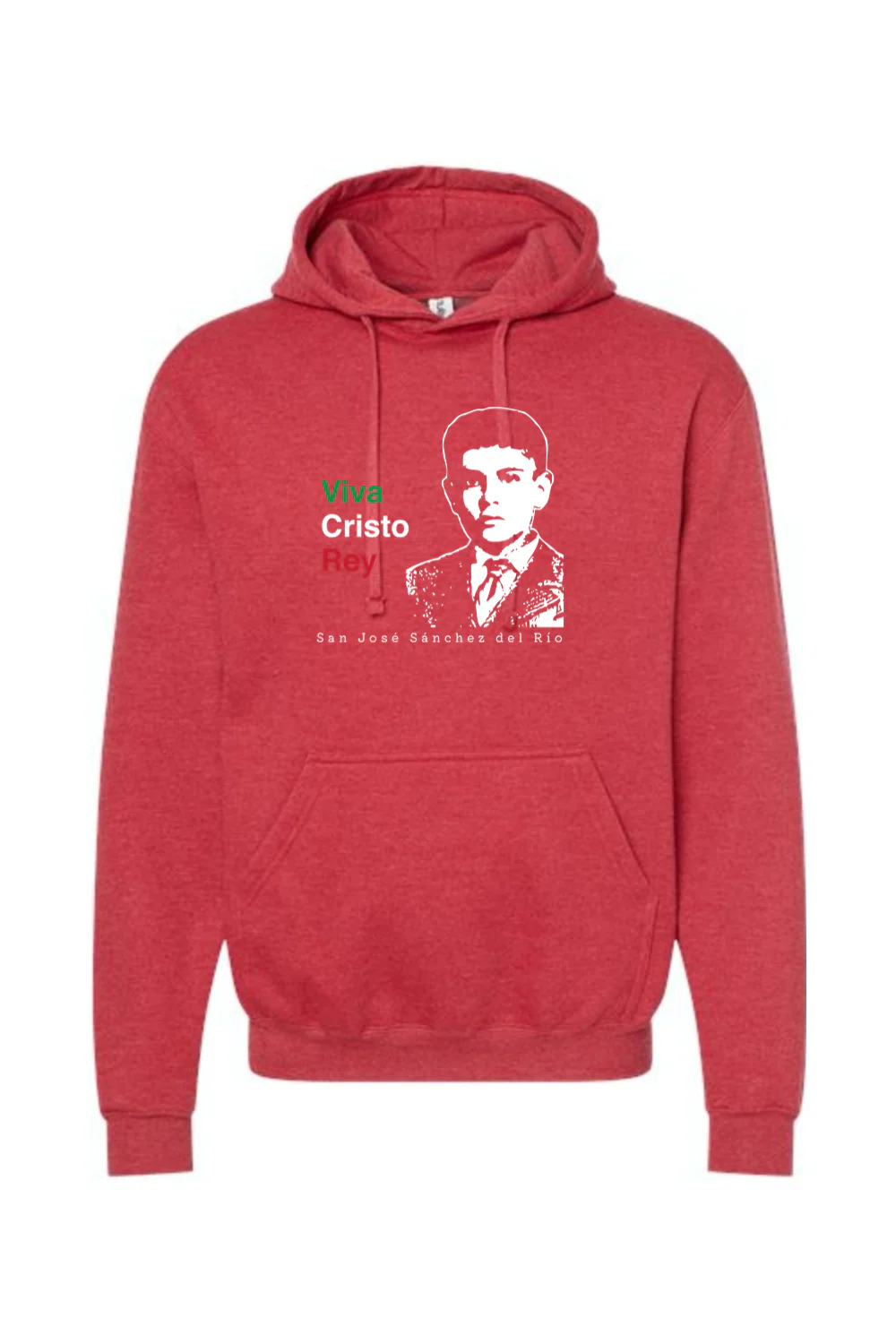 Viva Cristo Rey - St. Jose Sanchez del Rio Hoodie Sweatshirt - Image 8