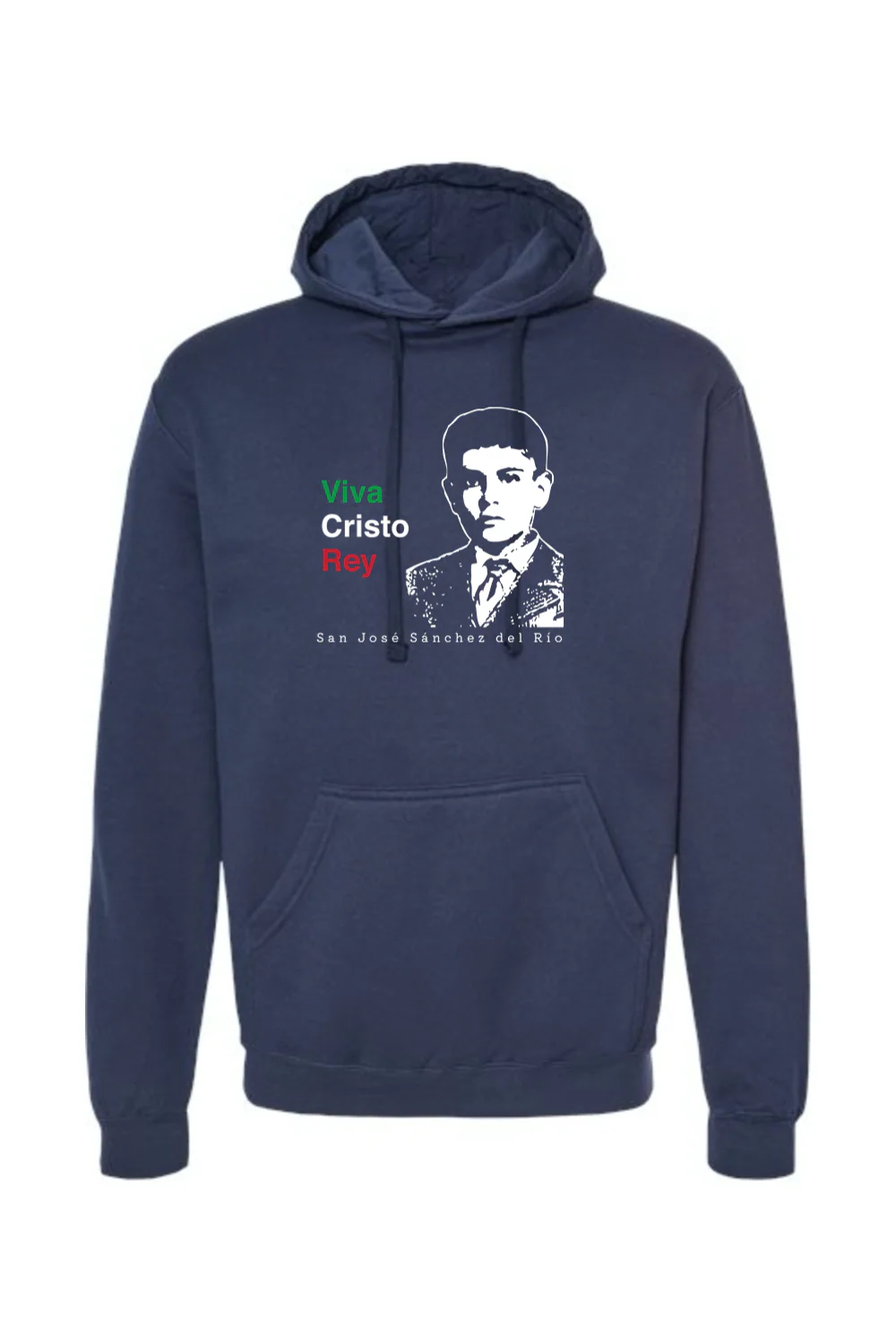 Viva Cristo Rey - St. Jose Sanchez del Rio Hoodie Sweatshirt - Image 9