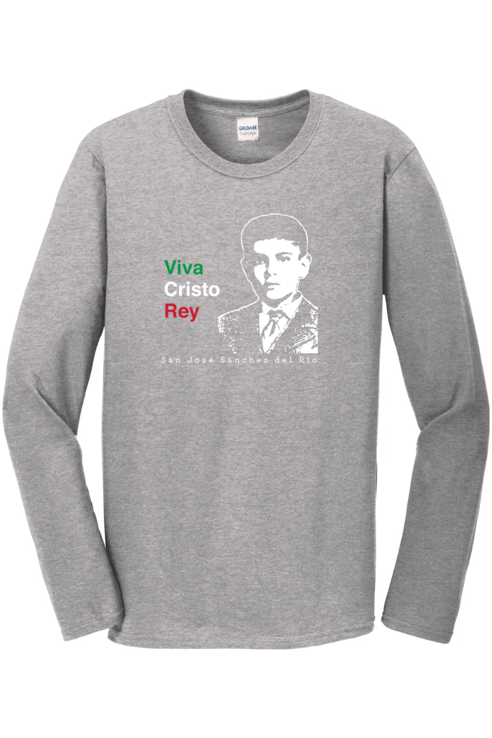 Viva Cristo Rey - St José Sánchez del Río Long Sleeve - Image 2