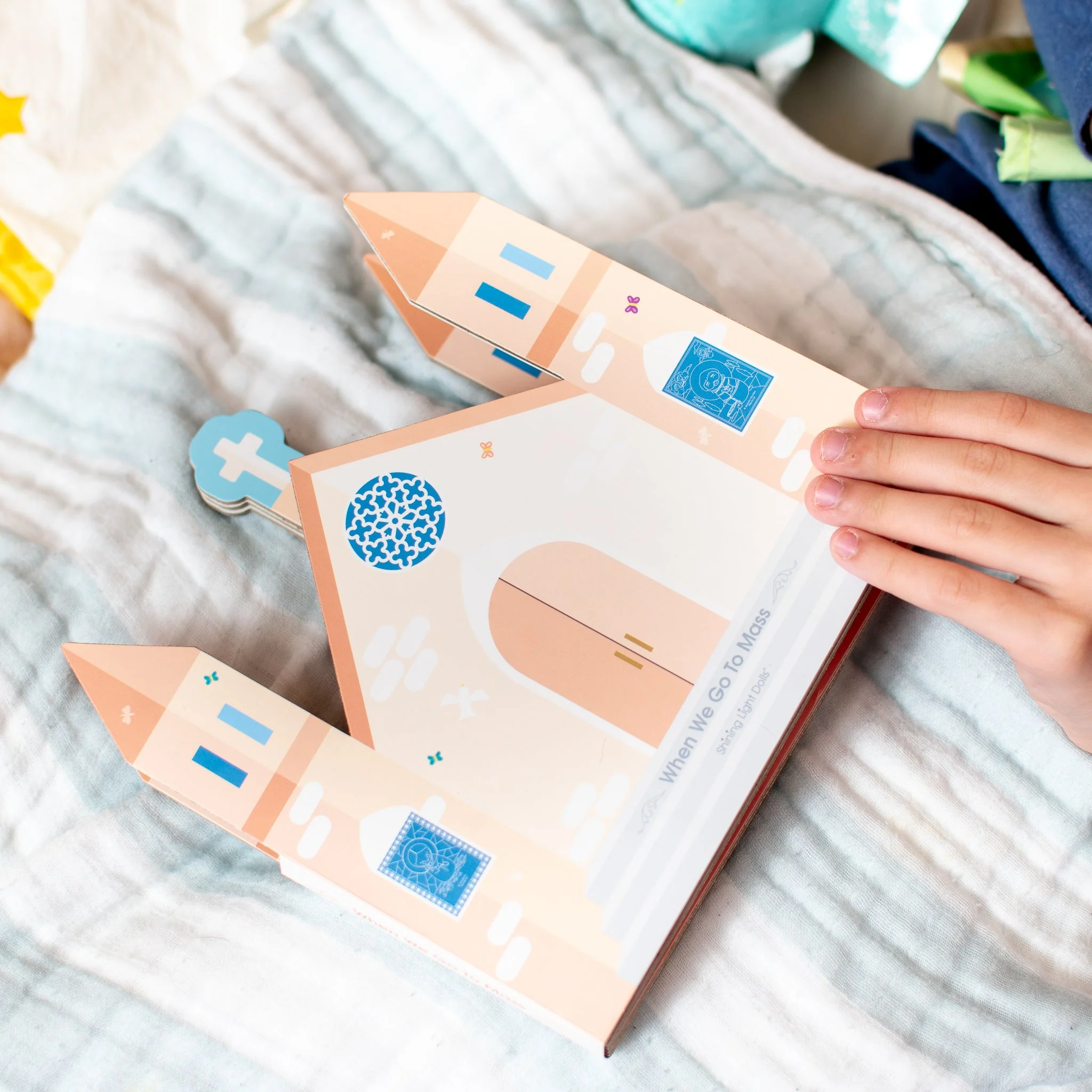 When We Go to Mass - shaped board book - Image 6