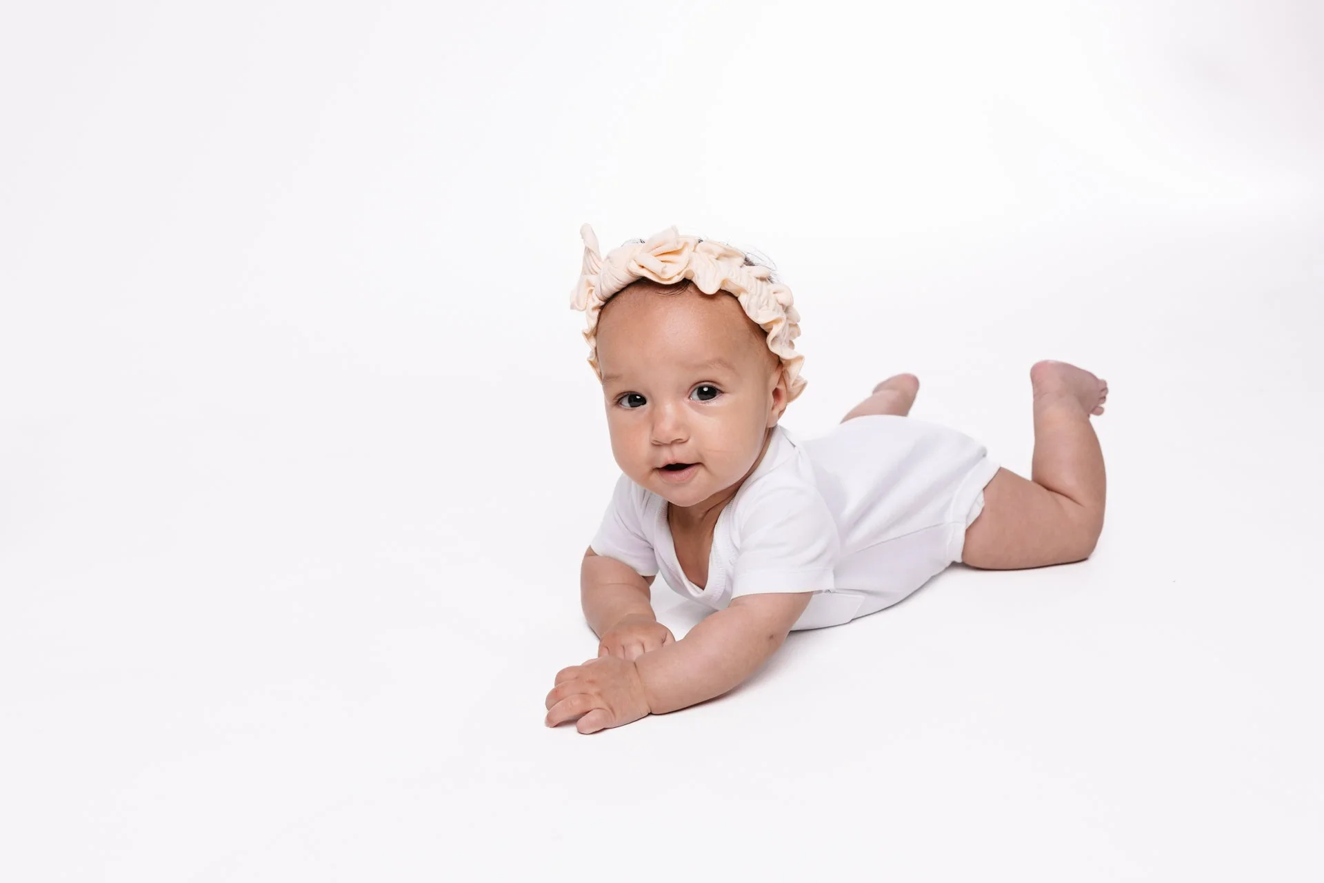 White Prayer Pocket Short Sleeve Bodysuit Cotton - Image 5