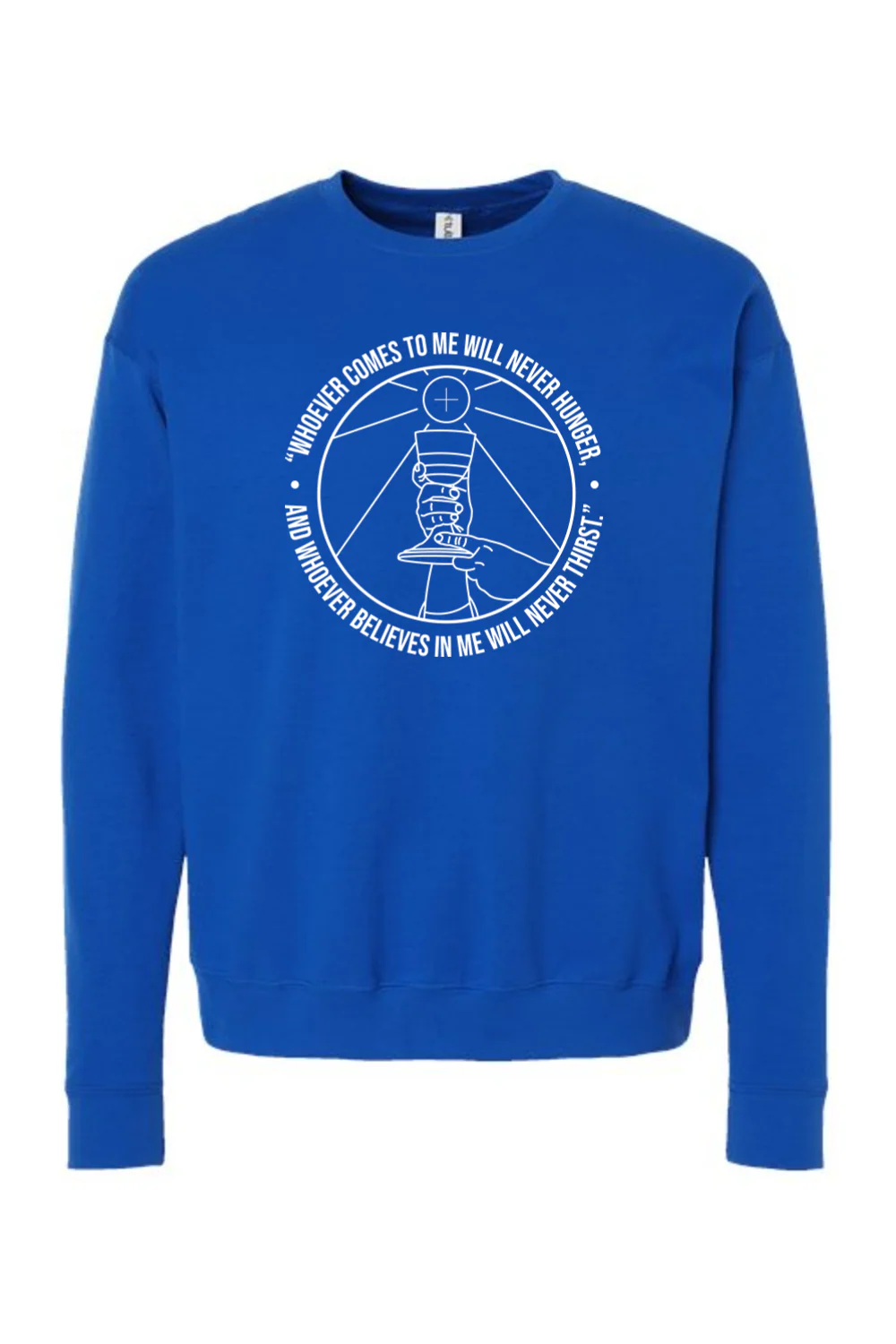Whoever Comes to Me - John 6:35 Crewneck Sweatshirt - Image 9