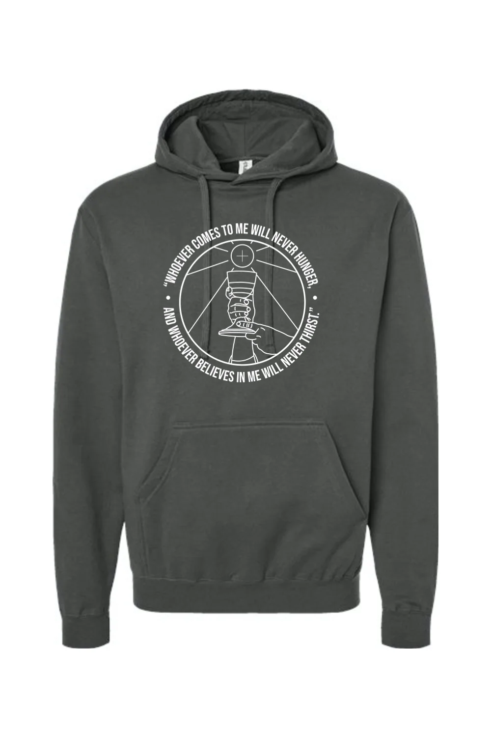 Whoever Comes to Me - John 6:35 Hoodie Sweatshirt - Image 3