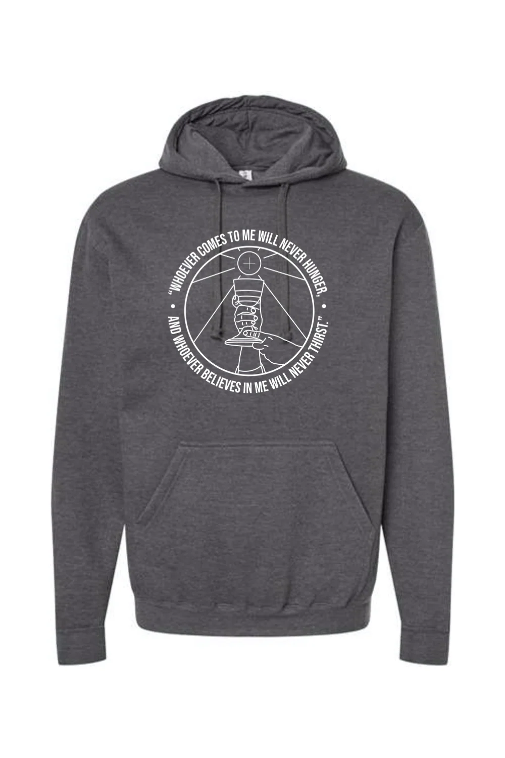 Whoever Comes to Me - John 6:35 Hoodie Sweatshirt - Image 4