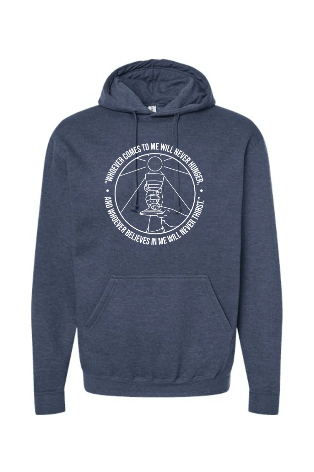 Whoever Comes to Me - John 6:35 Hoodie Sweatshirt - Image 5