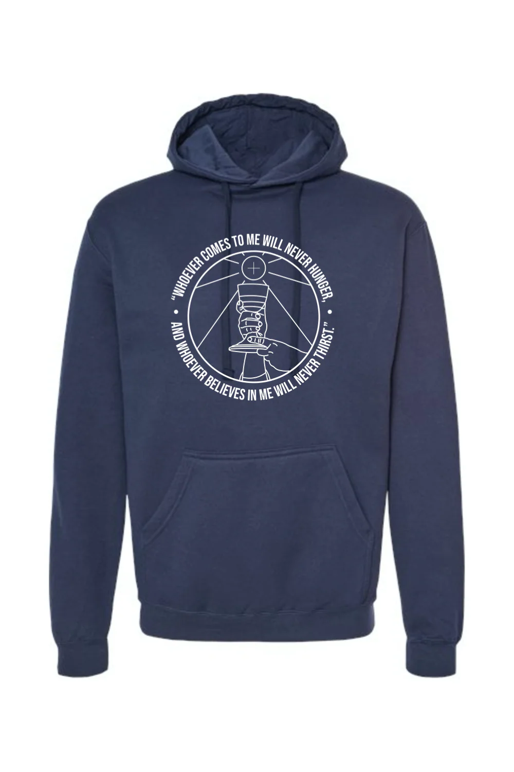 Whoever Comes to Me - John 6:35 Hoodie Sweatshirt - Image 9