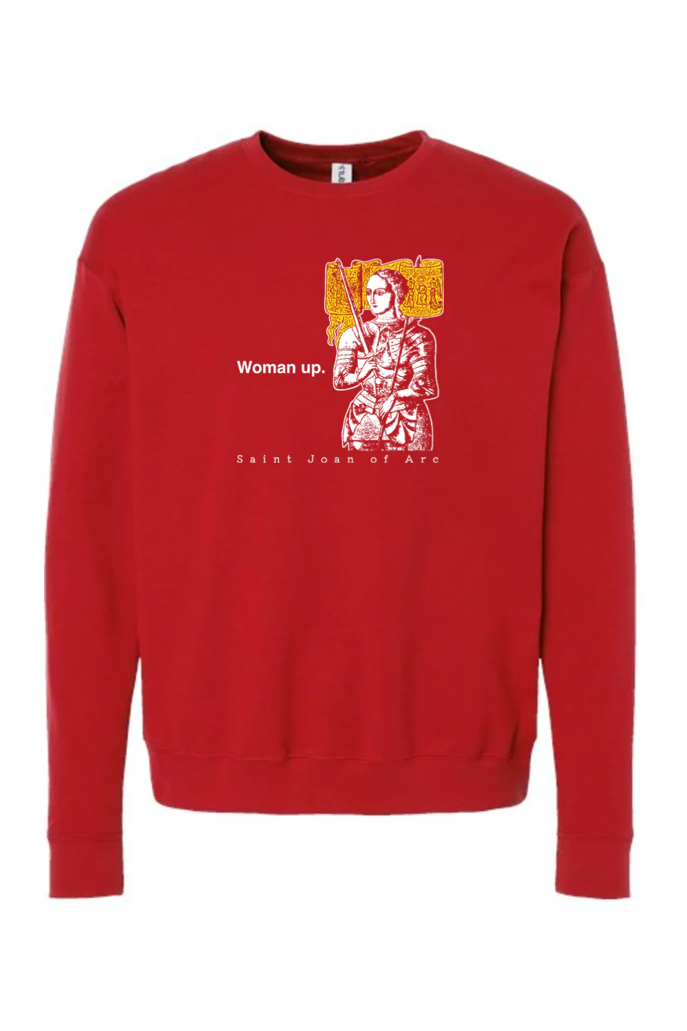 Woman Up - St. Joan of Arc Crewneck Sweatshirt - Image 10