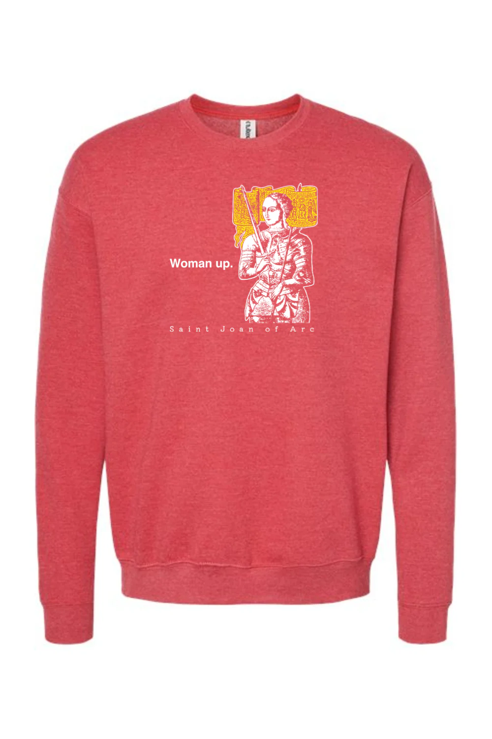 Woman Up - St. Joan of Arc Crewneck Sweatshirt - Image 6