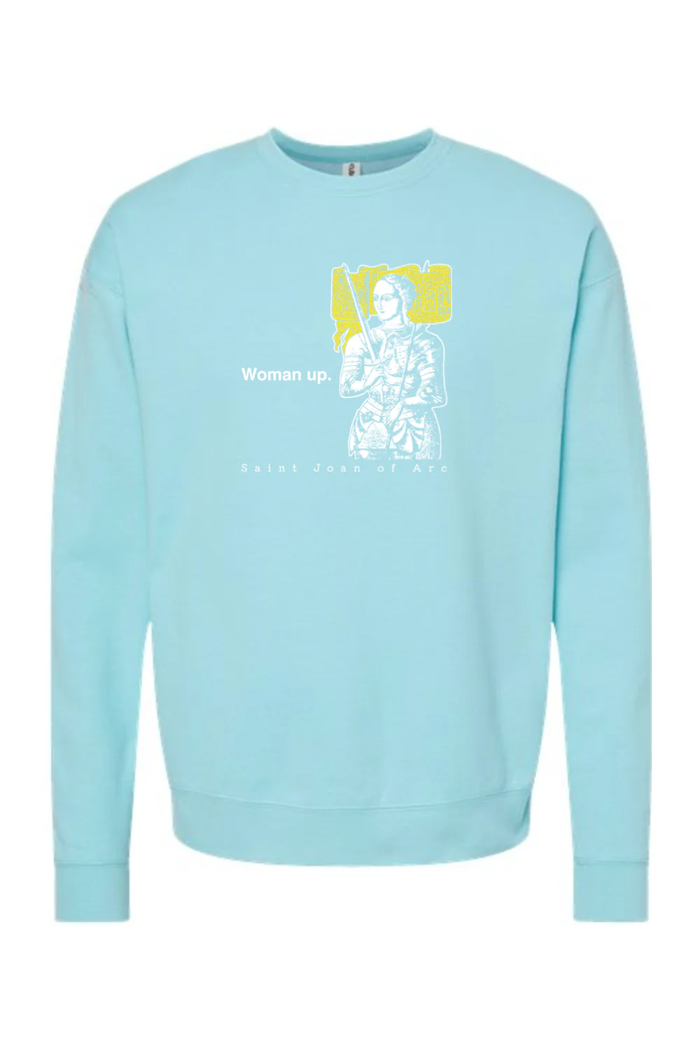 Woman Up - St. Joan of Arc Crewneck Sweatshirt - Image 9