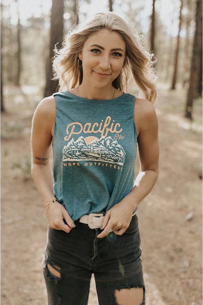 Womens Hope PNW Flowy Muscle Tank - Image 2