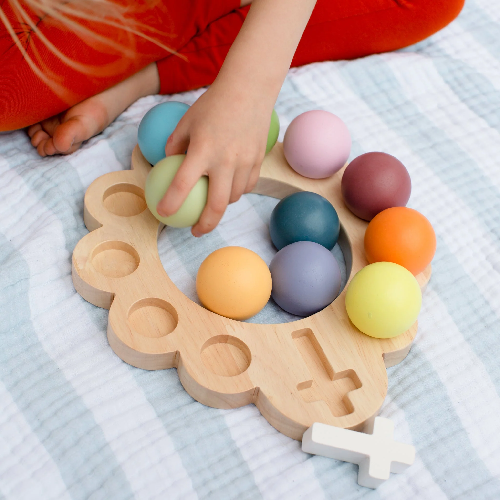 Wooden Decade Rosary Ball Set - Image 4