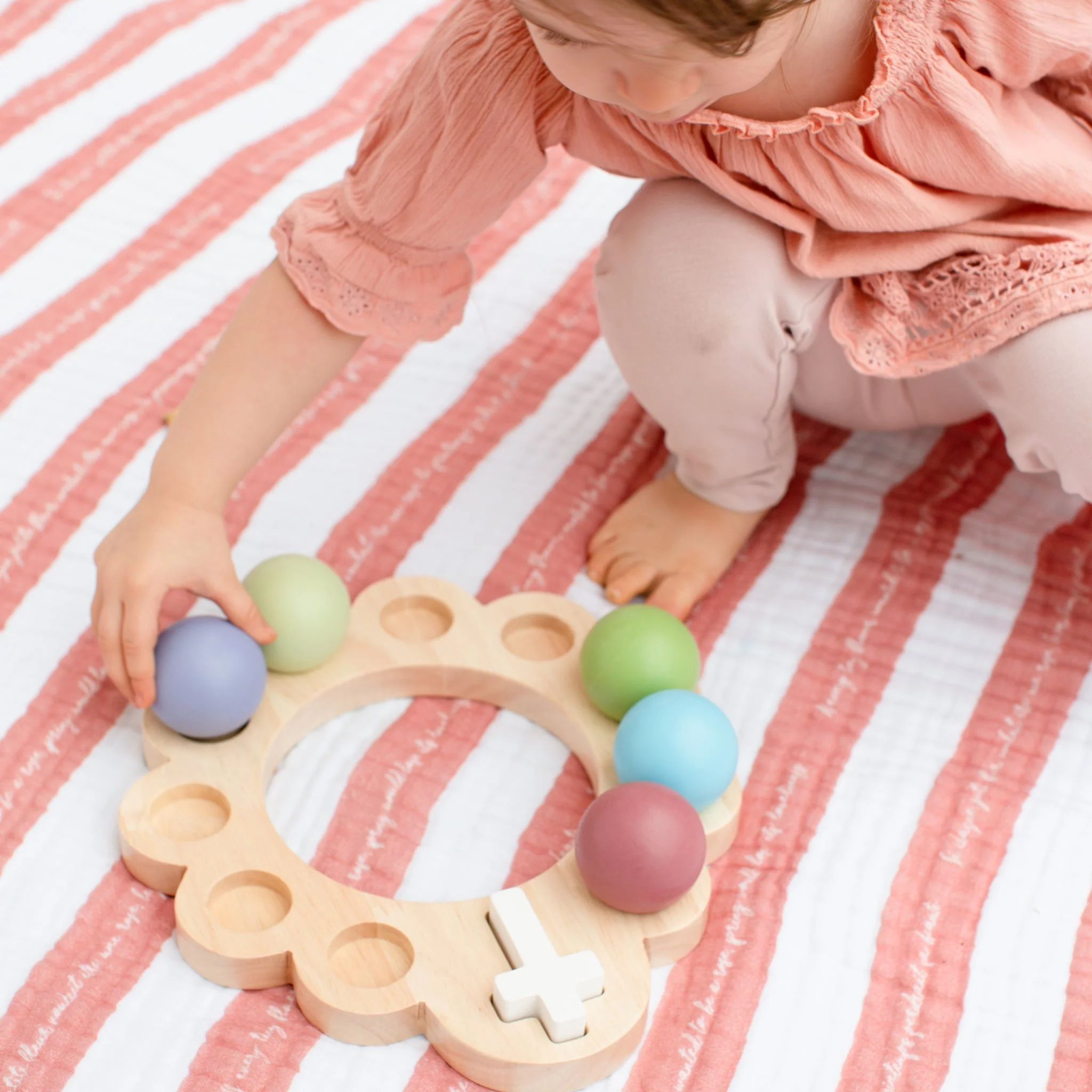 Wooden Decade Rosary Ball Set - Image 5