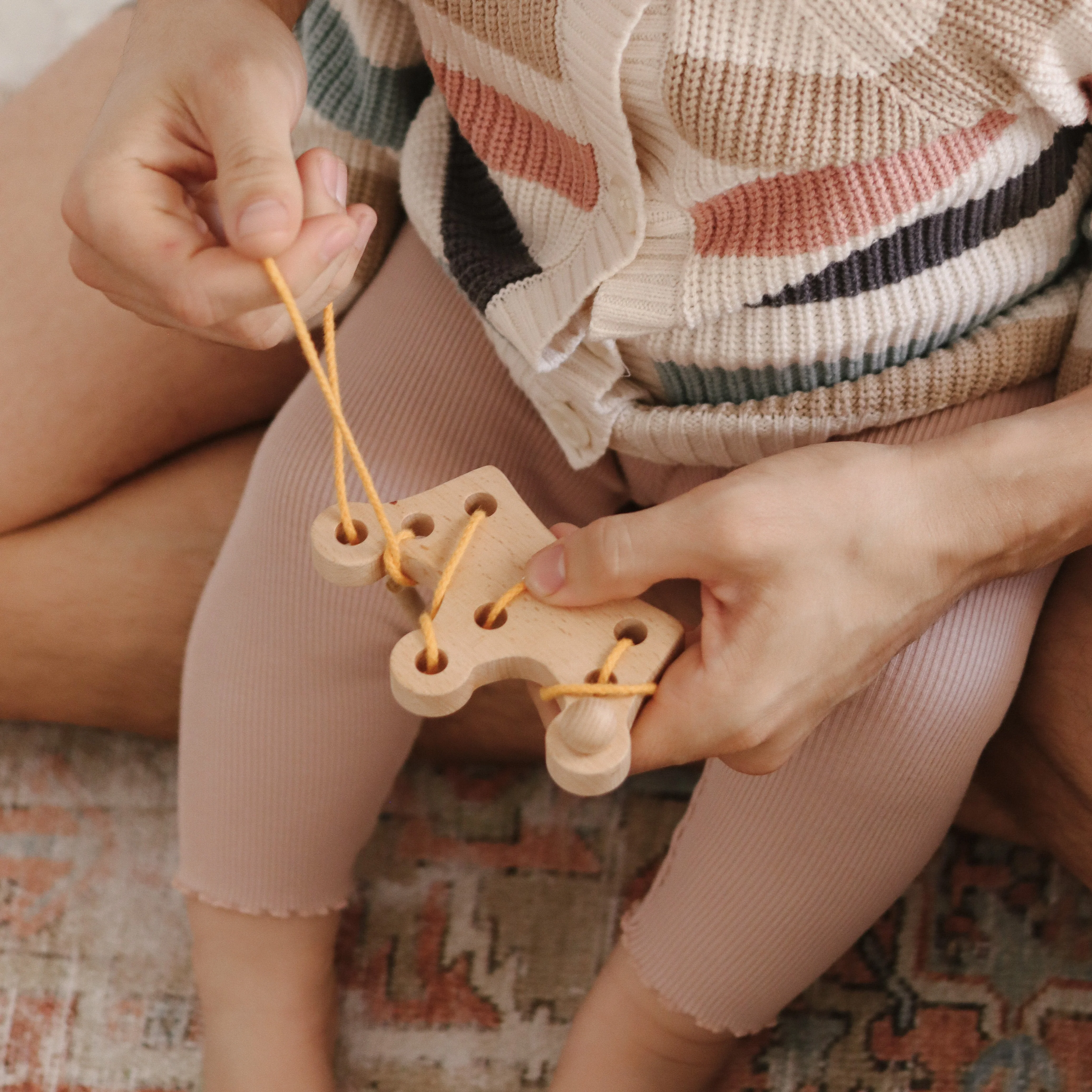 Wooden Lacing Toys - Image 3