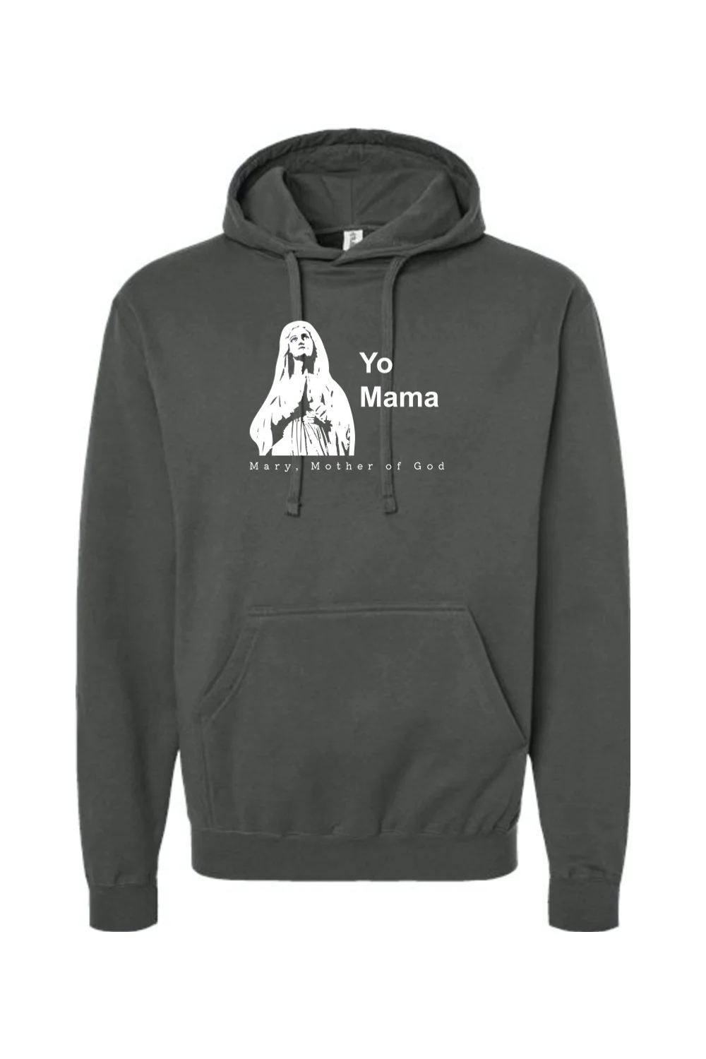 Yo Mama - Virgin Mary Hoodie Sweatshirt - Image 3