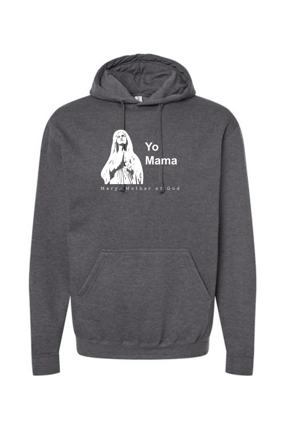 Yo Mama - Virgin Mary Hoodie Sweatshirt - Image 4
