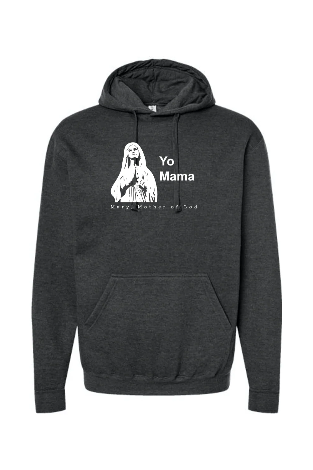 Yo Mama - Virgin Mary Hoodie Sweatshirt - Image 6