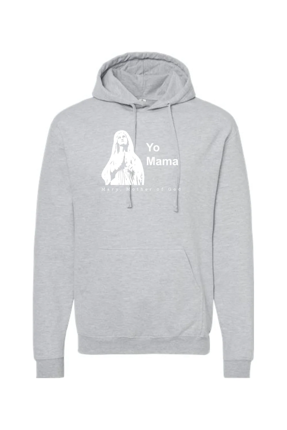 Yo Mama - Virgin Mary Hoodie Sweatshirt - Image 7