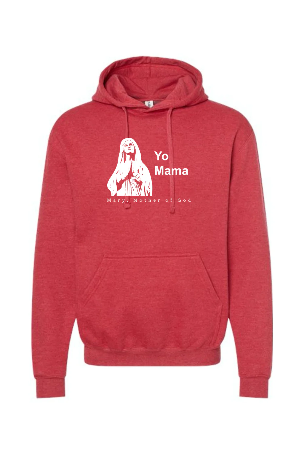 Yo Mama - Virgin Mary Hoodie Sweatshirt - Image 8