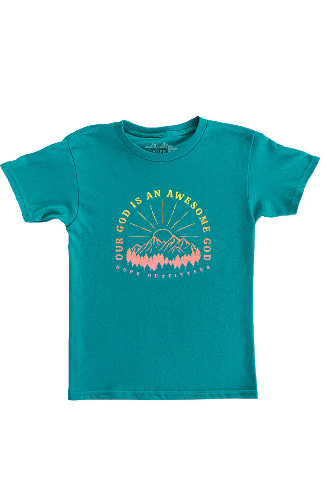 Youth Awesome God Tee - Image 3